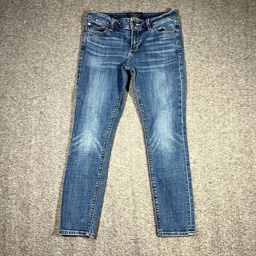 Lucky Brand Jeans Womens 6/28 Lolita Capri Denim Cropped Stretch Medium Wash